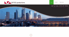Desktop Screenshot of giftedproductions.com